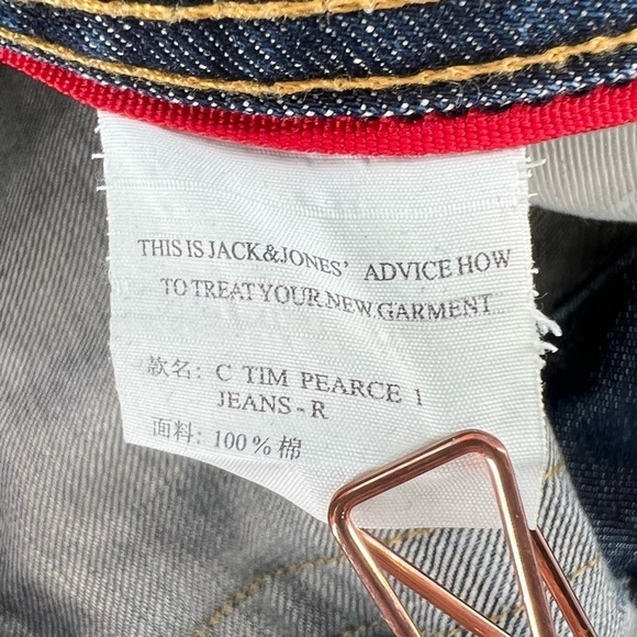 Jack & Jones Distressed Straight Leg Jeans Size 32 x 32 Men's - Picture 7 of 7